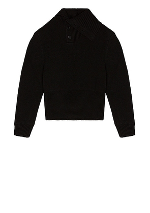 Bottega Veneta Double Face Shetland Sweater in Black - Black. Size S (also in ).