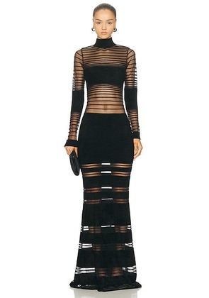 Retrofete Johanne Dress in Black - Black. Size M (also in L, S, XL, XS).