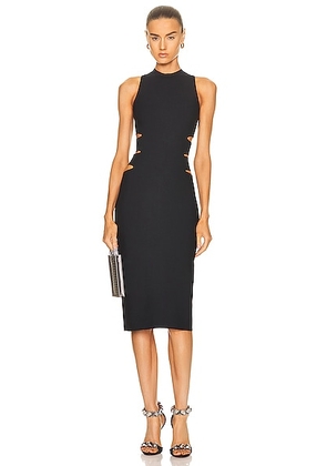 ALAÏA Bands Dress in Noir - Black. Size 44 (also in ).