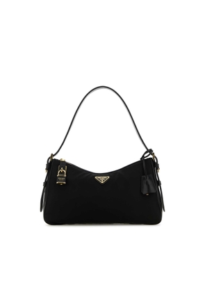 Prada Black Nylon Large AimÃ©e Shoulder Bag