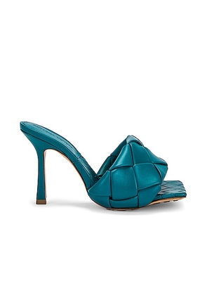 Bottega Veneta Lido Sandals in Blaster - Blue. Size 35 (also in 35.5, 36.5).