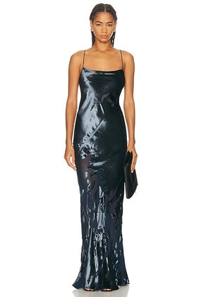 The Sei Cowl Bias Gown in Slate Blue - Blue. Size 2 (also in 0, 4, 6, 8).