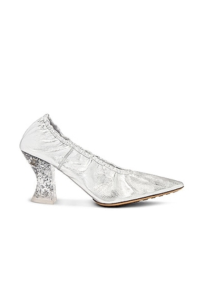 Bottega Veneta Almond Pumps in Silver - Metallic Silver. Size 36.5 (also in ).