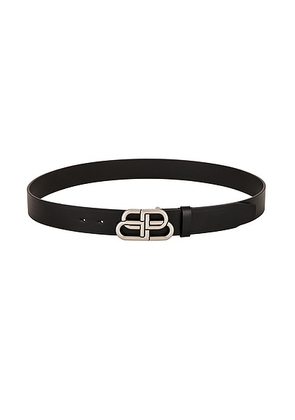 Balenciaga BB Large Belt in Black - Black. Size 85 (also in ).