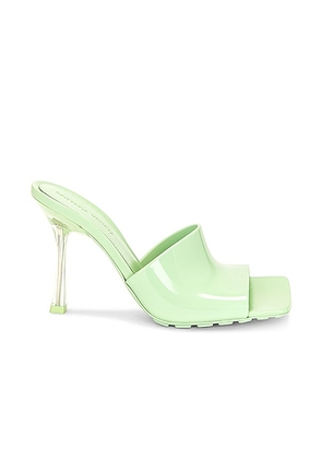 Bottega Veneta Pudding Stretch Mule Sandals in Pistachio - Mint. Size 38 (also in 36, 37, 39, 40, 41).