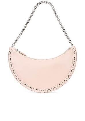 ALAÃA Le Demi-Lune Bag in Galet - Pink. Size all.