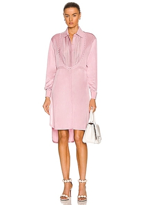 ALAÏA Edition 1993 Tailored Shirt Dress in Rose - Pink. Size 38 (also in 36, 42).