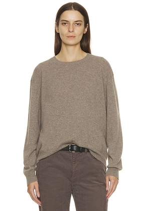 The Row Misael Sweater in Light Pebble - Beige. Size L (also in M, XS).