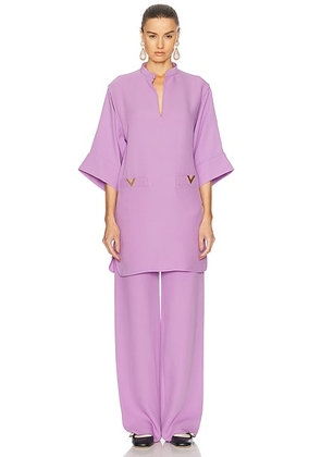Valentino Cady Couture Dress in Soft Wisteria - Purple. Size 36 (also in 38, 40).