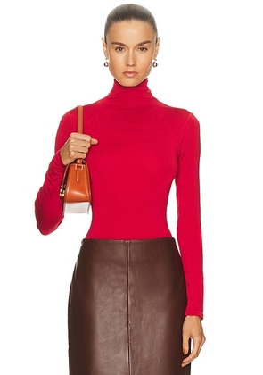 Wolford Colorado String Bodysuit in Racing Red - Red. Size L (also in M, S, XS).