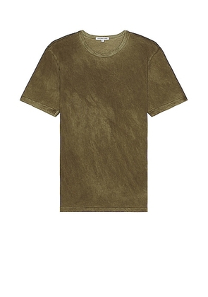 COTTON CITIZEN Classic Crewneck in VINTAGE FERN - Green. Size M (also in XL/1X).