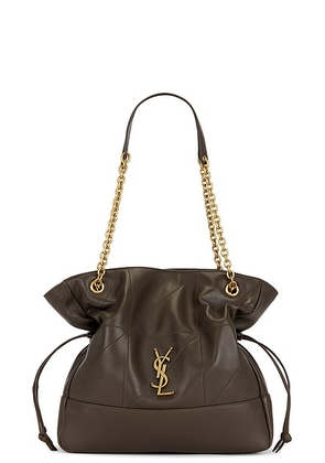 Saint Laurent Small Jamie Shopping Bag in Light Musk. Size all.