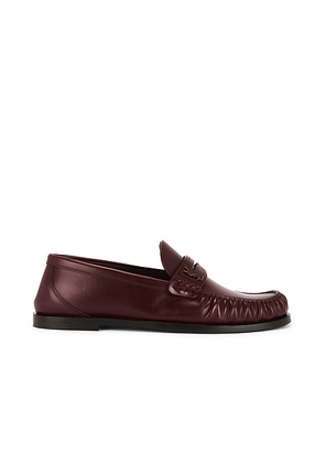 Saint Laurent Laurent Moccasin in Vendome Red. Size 36 (also in 36.5, 37, 37.5, 38.5, 39, 41).