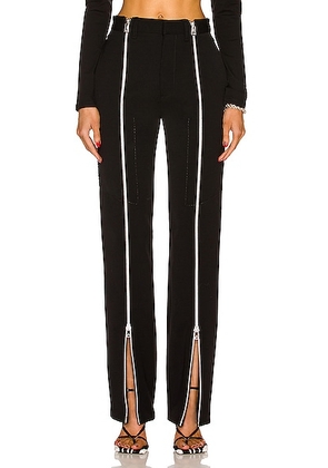 Bottega Veneta Zip Up Trouser in Black - Black. Size 40 (also in ).