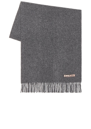 Acne Studios Canada Scarf in Grey Melange - Grey. Size all.