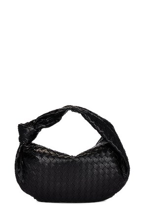 Bottega Veneta Small Jodie Bag in Black & Gold - Black. Size all.