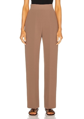 ALAÏA Tailored Pant in Savane - Brown. Size 38 (also in ).