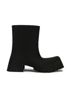 Balenciaga Trooped Rubber Boots in Black - Black. Size 38 (also in 36, 37, 39, 40, 41).