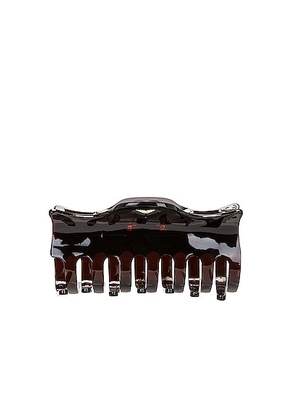 Emi Jay Heartbreaker Clip in No Sleep - Brown. Size all.