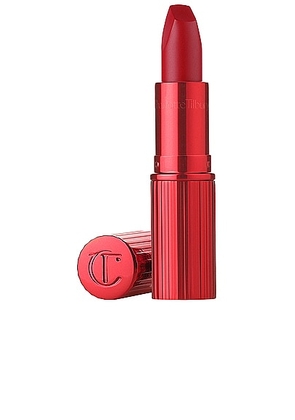 Charlotte Tilbury Matte Revolution Lipstick in Pizzazz - Red. Size all.
