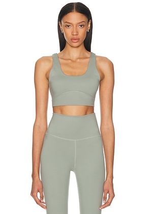 Varley Freesoft Essi Bra in Shadow - Sage. Size XS (also in L).