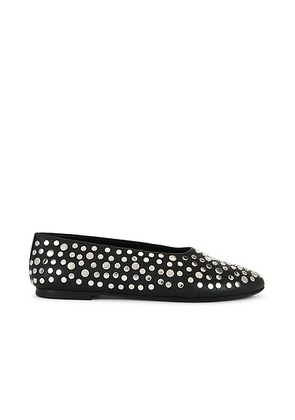 Staud Alba Ballet Flat in Rivets - Black. Size 36.5 (also in 36, 37, 38, 38.5, 39, 39.5, 40, 41).