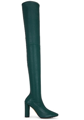 Bottega Veneta Tripod Thigh High Boot in Emerald Green - Dark Green. Size 36.5 (also in 41).