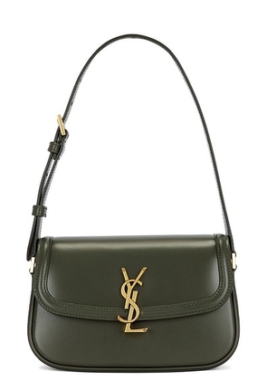 Saint Laurent Mini Solferino Bag in Olive Wood - Green. Size all.