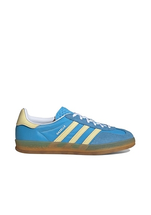 Adidas Originals Gazelle Indoor in Semi Blue Burst  Almost Yellow  & White - Blue. Size 11 (also in 10).
