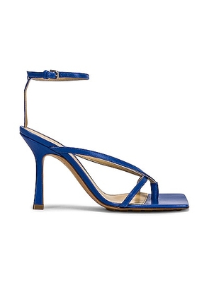 Bottega Veneta Stretch Ankle Strap Sandals in Aquarium - Blue. Size 40 (also in 38).