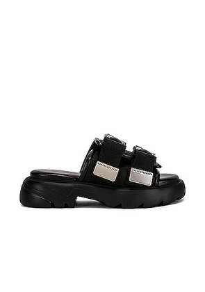Bottega Veneta Flash Buckle Sandals in Black - Black. Size 39 (also in 38).