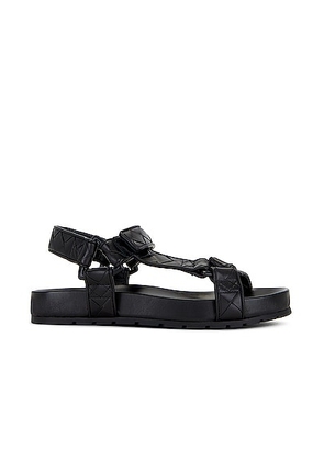 Bottega Veneta Trip Flat Sandal in Black - Black. Size 36 (also in 37).