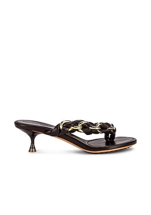 Bottega Veneta Dot Sandals in Fondant - Chocolate. Size 36.5 (also in ).