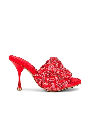 Bottega Veneta Dot Sandals in Bubble Gum & Tomato - Red. Size 36 (also in 37).