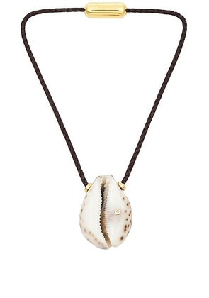 Eliou Recife Necklace in Brown - Brown. Size all.