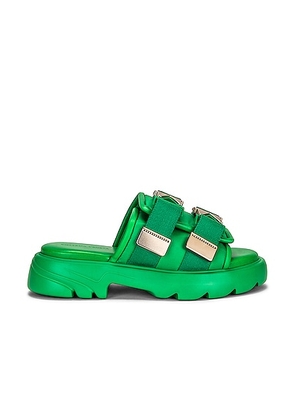 Bottega Veneta Flash Buckle Sandals in Grass - Green. Size 37 (also in 35, 38, 39, 41, 42).