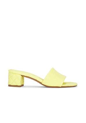 Bottega Veneta Amy Mule Sandal in Sherbert - Lemon. Size 39.5 (also in ).