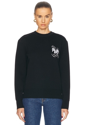 Burberry Crewneck Sweater in Black - Black. Size XS (also in ).