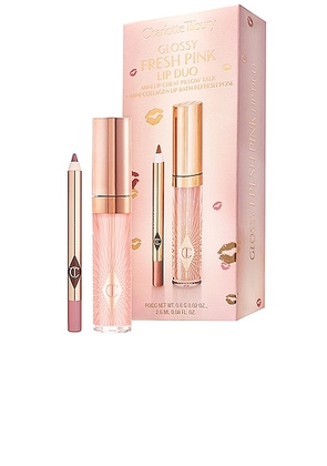 Charlotte Tilbury Glossy Fresh Pink Lip Duo in N/A - Pink. Size all.
