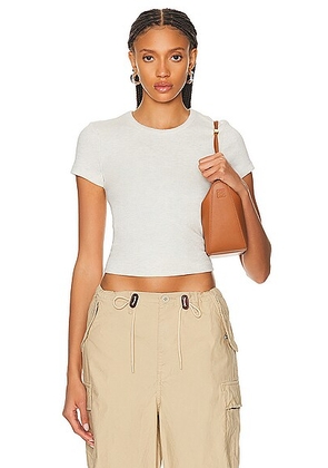 Citizens of Humanity Bree Baby Tee in Angelino - White. Size L (also in ).