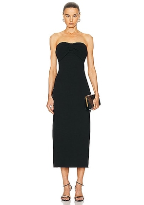 Chloe Strapless Bow Dress in Black - Black. Size L (also in ).