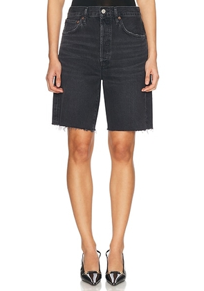 AGOLDE 90's Short in Hitch - Black. Size 24 (also in 23, 25, 28, 29, 30, 31, 32, 33, 34).