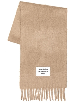 Acne Studios Viper Scarf in Camel Beige - Beige. Size all.