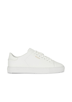 Axel Arigato Clean 90 Croc Sneaker in White - White. Size 42 (also in 40, 44).