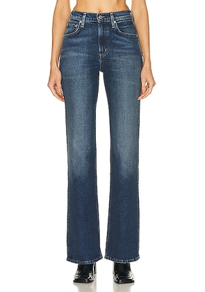 Citizens of Humanity Vidia Mid Rise Boot Jeans in Garnish - Denim-Medium. Size 28 (also in 30, 31, 32, 33).