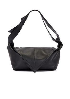 Bottega Veneta Medium Sawyer Shoulder Bag in Black & Silver - Black. Size all.