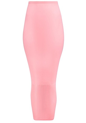 ALAÏA Bodycon Midi Skirt in Fard - Pink. Size 40 (also in 34, 38).
