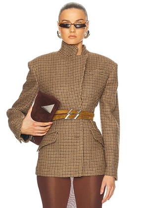 THE ATTICO Blazer in Brown - Brown. Size 44 (also in ).