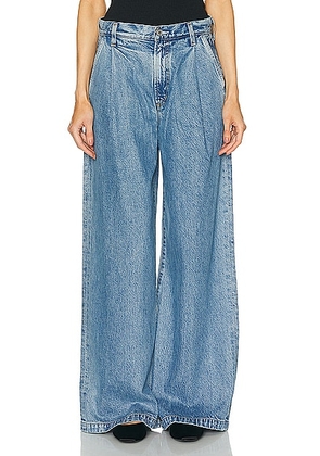 AGOLDE Ellis Trouser Wide Leg Jeans in Baffle - Denim-Medium. Size 31 (also in ).