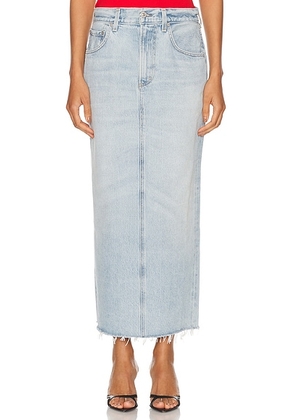 Citizens of Humanity Verona Column Skirt in Cavallo - Denim-Light. Size 33 (also in 24).